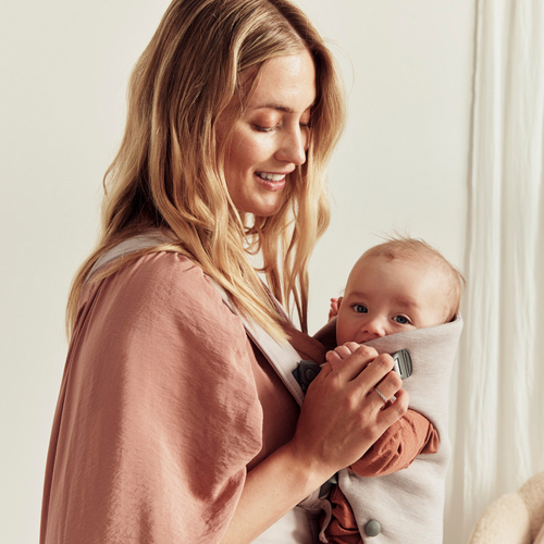 BabyBjörn Mini Bæresele 3D Jersey, Lysebeige