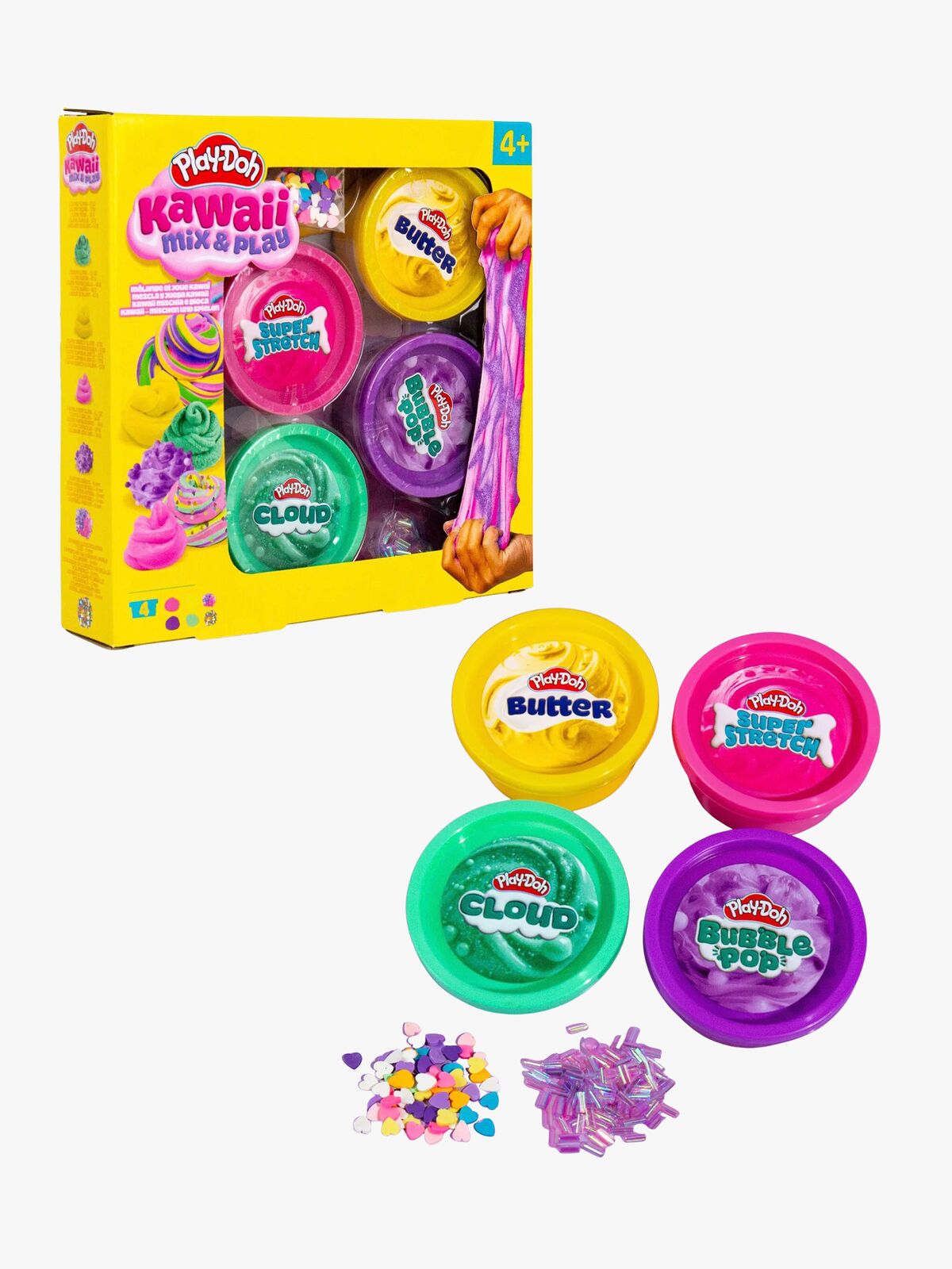 Play-Doh Kawaii Mix & Play Slim 4-Pakk