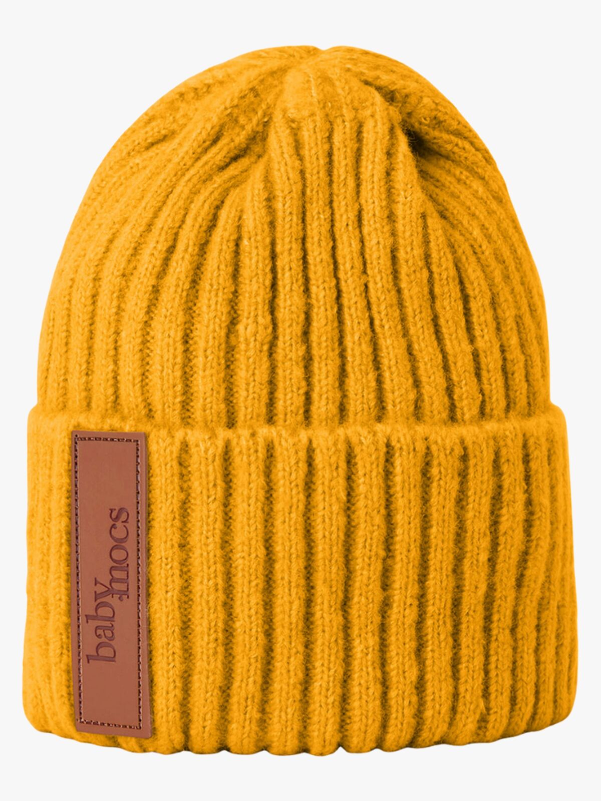 BabyMocs Strikket Lue, Gul