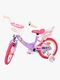 Volare Unicorn Sykkel 14 Tommer, Lilla