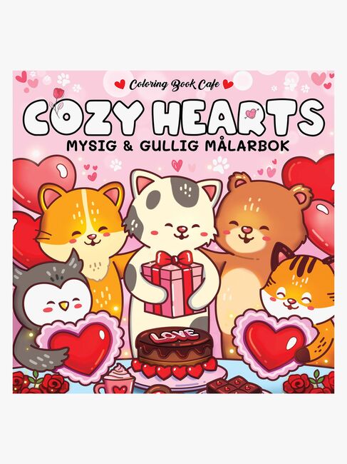 Legind A/S Cozy Hearts Fargeleggingsbok