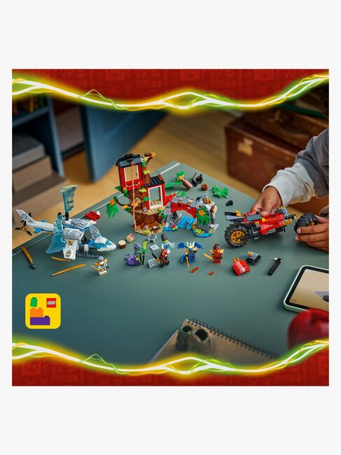 LEGO Ninjago 71857 Action i ninjaenes trehytte
