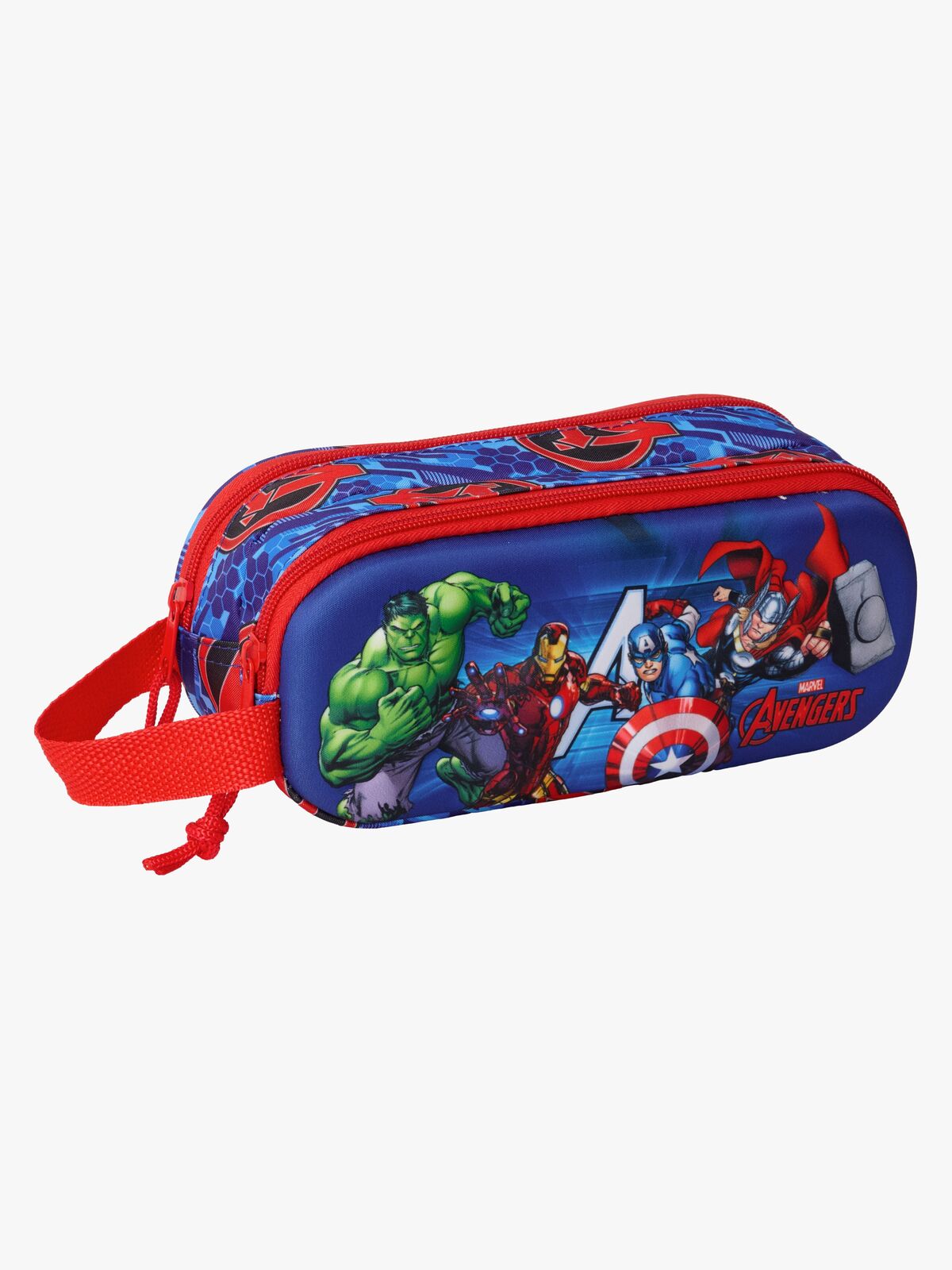 Marvel Avengers 3D Dobbeltpennal, Blå