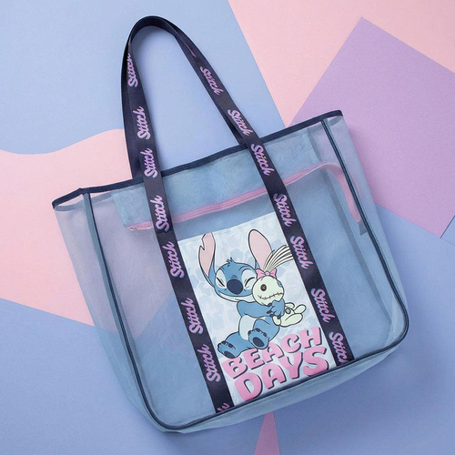 Disney Stitch Premium Strandveske, Blå