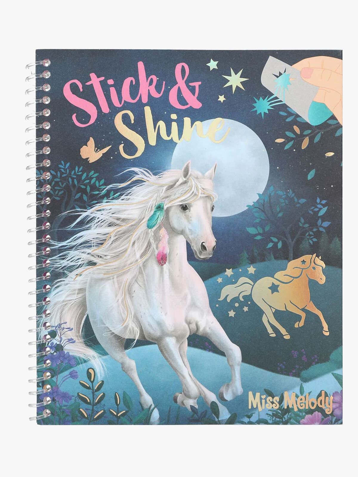 Miss Melody Stick & Shine Fargeleggingsbok