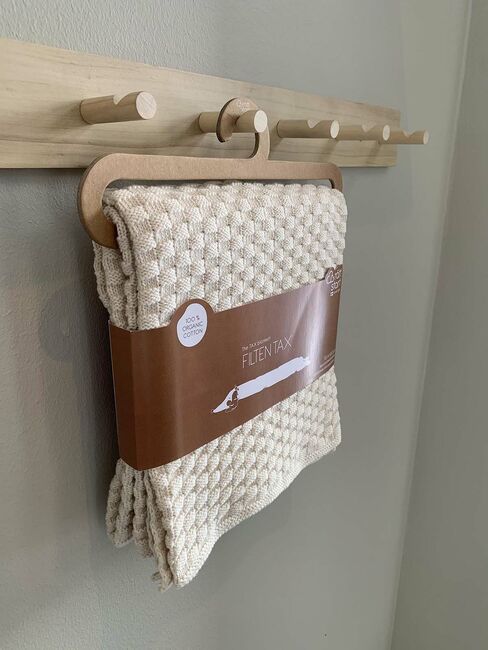 Rätt Start Tax Teppe, Hvit/Natur