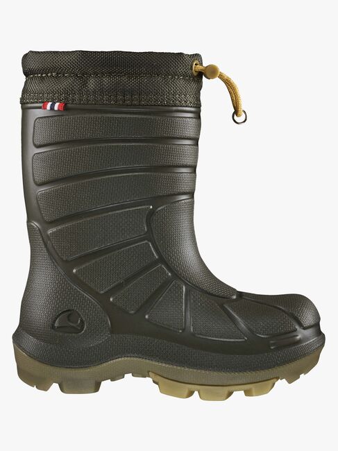 Viking Extreme  Fôrede Gummistøvler, Hunting Green/Khaki