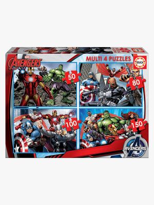Educa Marvel Avengers Puslespill 4-in-1