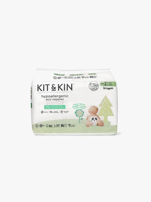 Kit & Kin Eco Bleier Str 2 4-8 kg 38-Pakk