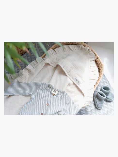 Baby's Only Hooded Baby Teppe Calm, White