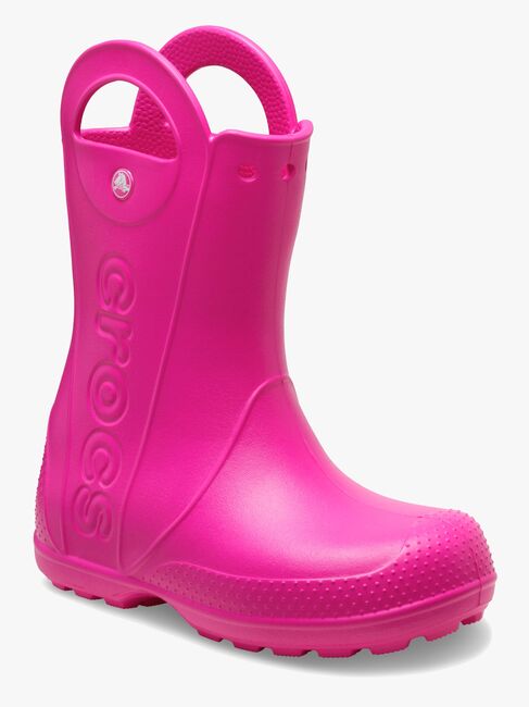 Crocs Handle It Kids Gummistøvler, Pink Crush