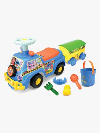 Disney Stitch Lights 'N' Sounds Gåbil med Tilhenger