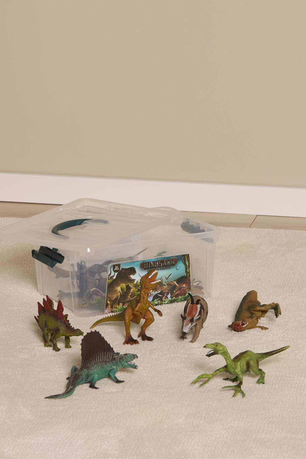 Cloudberry Castle Animal Dinosaur Dyresett 12 Stk