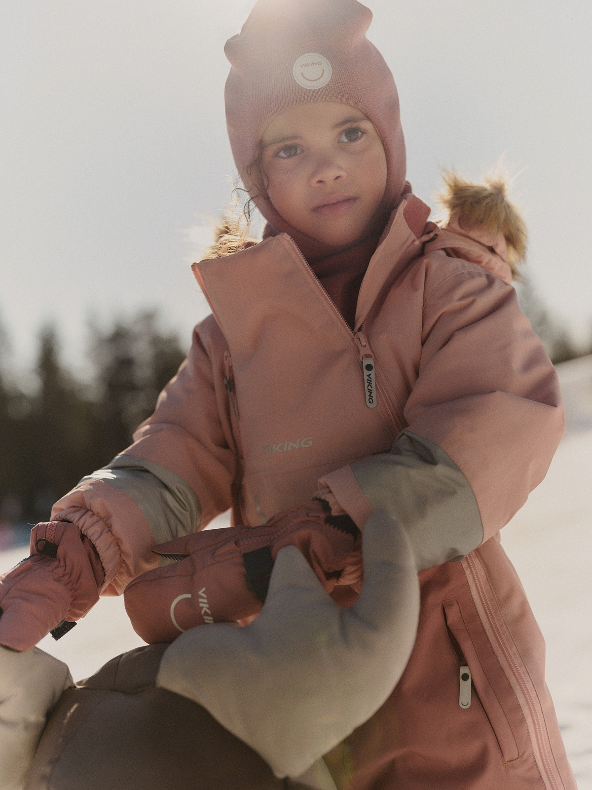 Viking Alv Vinterdress, Rosa