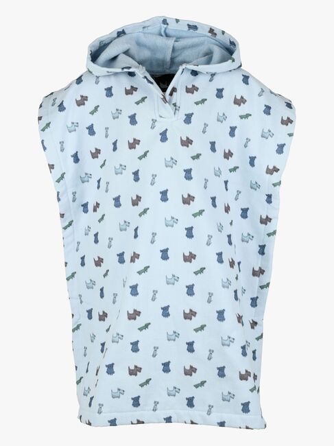 Lindberg Ljusvåg Poncho Håndkle, Blue/Light Blue