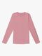Hyperfied Jersey Logo Long Sleeve Top, Blush
