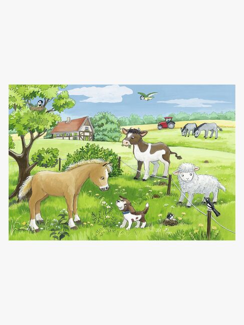 Ravensburger Puslespill Baby Bondegårdsdyr 2x12 Biter