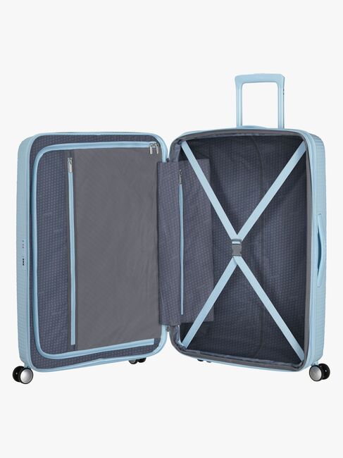 American Tourister Soundbox Spinner Trillekoffert 97L, Pastel Blue