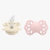 BIBS Infinity Smokk 2-pack Str. 1 Anatomical, Ivory/Blossom