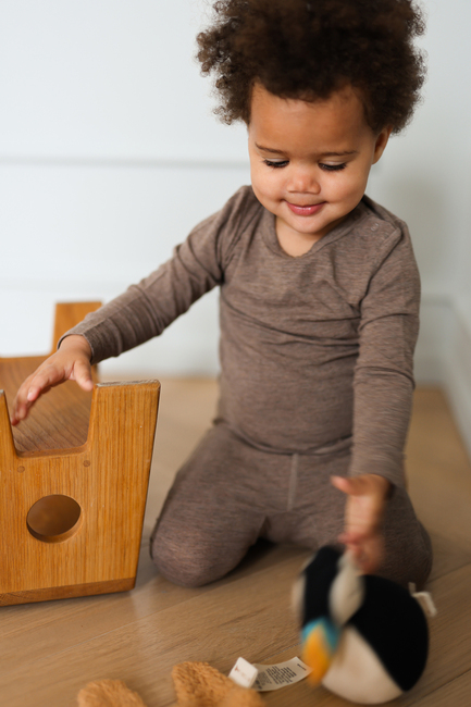 Mikk-Line Vinterdress Merinoull, Melange Denver