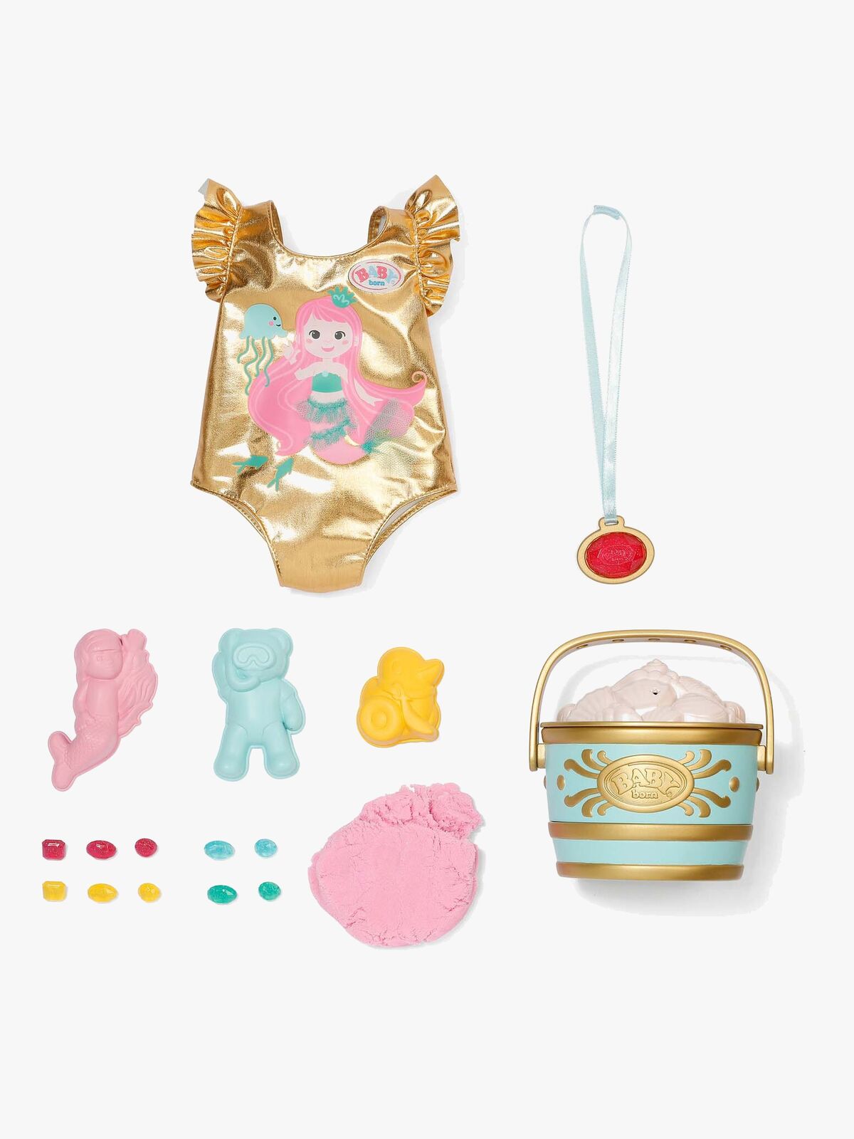 BABY born Dukketilbehør Badedrakt & Sandleker