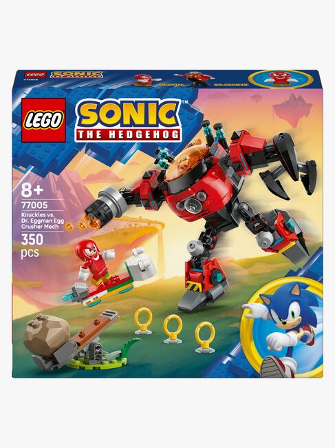 LEGO Sonic 77005 Knuckles mot Dr. Eggmans Egg Crusher-robot
