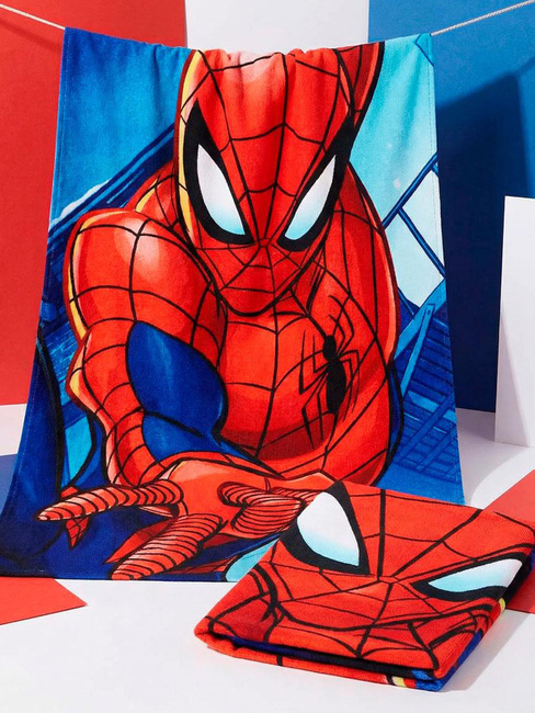 Marvel Spider-Man Strandhåndkle, Blå