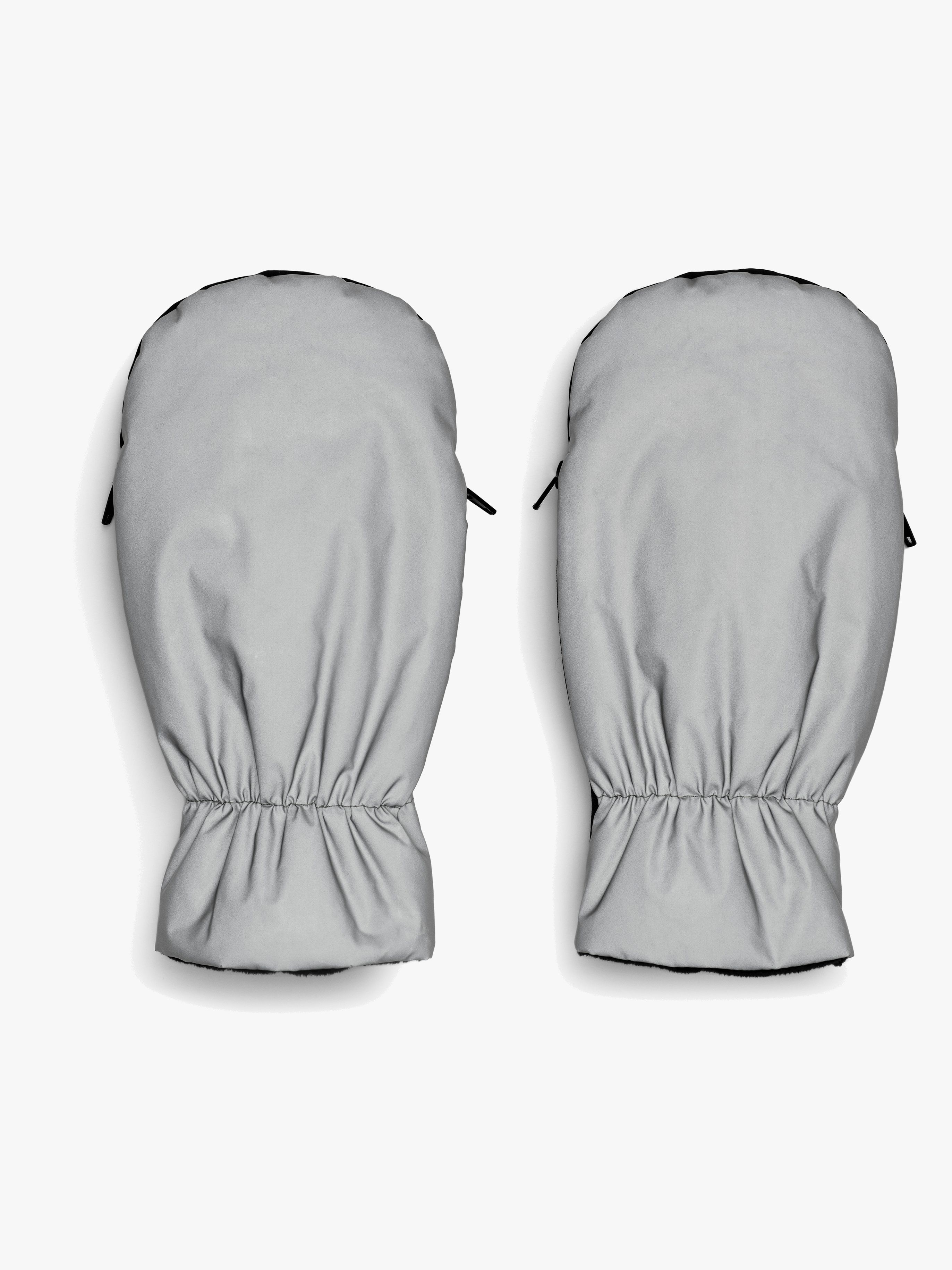 KONG.WALTHER Østerbro Reflective Barnevognvotter, Grey - Håndvarmere - 100% Polyester
