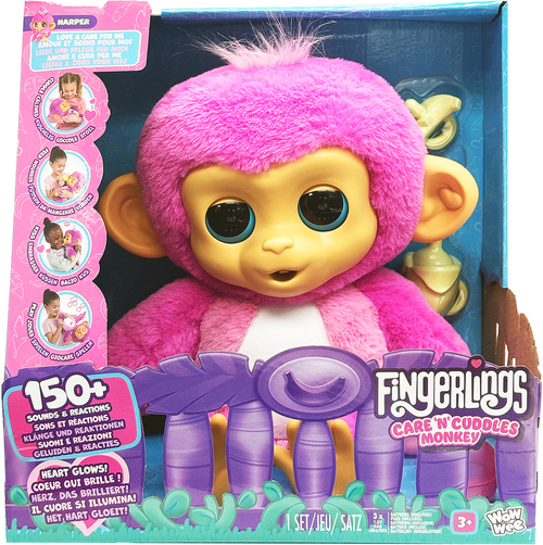 Fingerlings  Interaktivt Kosedyr Care N Cuddles