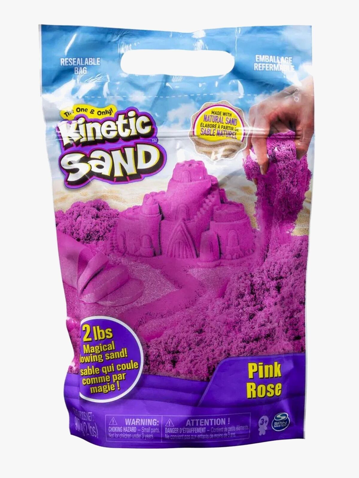 Kinetic Sand Pose 900 g, Rosa