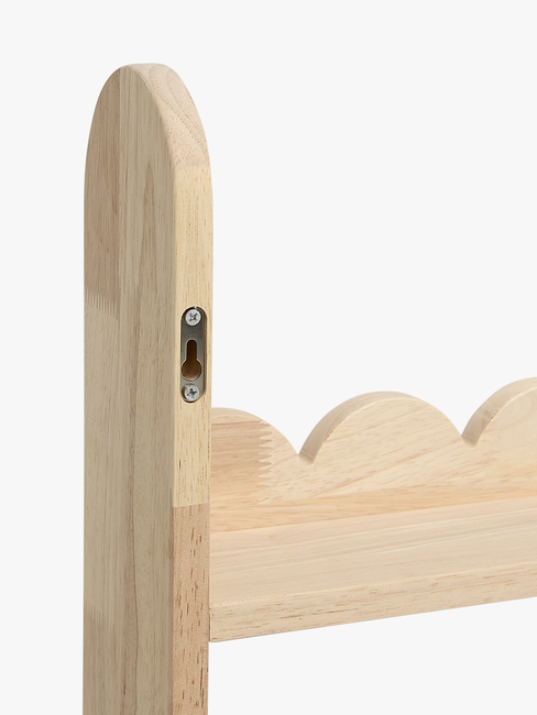 Alice & Fox Dune  Veggopphengt Bokhylle, Natural Wood