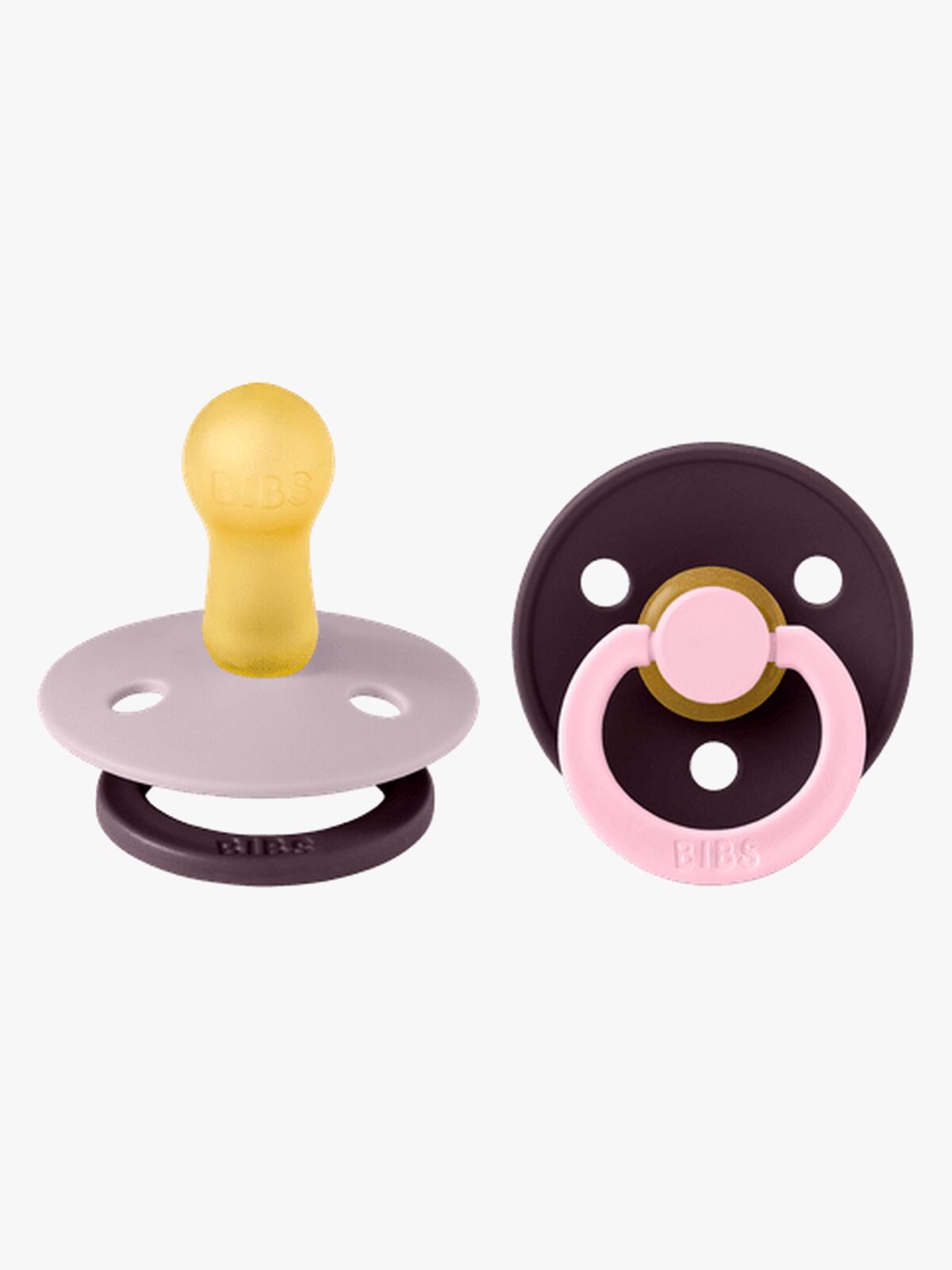 BIBS Studio Colour Fusion Smokk 2-Pakk Str 2, Dusky Lilac Plum mix