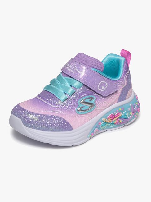 Skechers My Dreamers Lil Mermaid  Blinkende Sneakers, Purple
