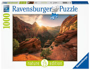 Ravensburger Puslespill Zion Canyon USA 1000 Brikker