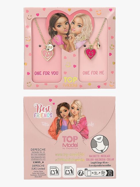 TOPModel Halskjede BFF 2-Pakk, Blandet