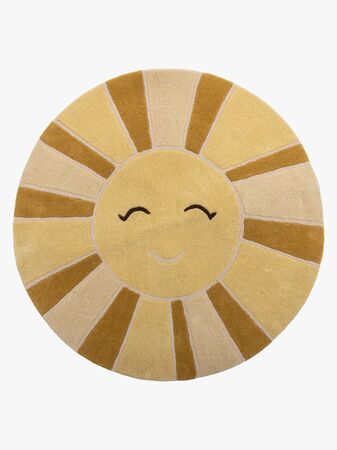Bloomingville Gulvteppe Sol, Gul