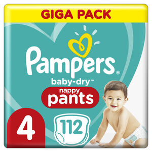 Pampers Baby Dry Pants S4 9-15kg 112-p