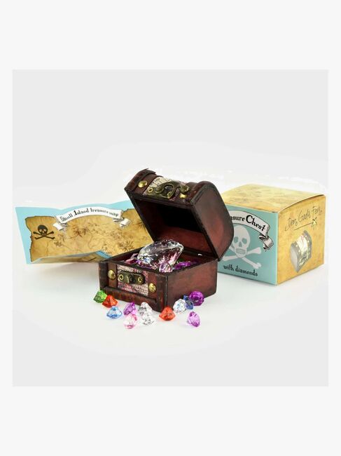 Den Goda Fen Pirate Skattkiste med Diamanter