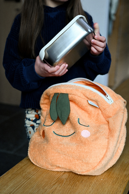 The Cotton Cloud Ryggsekk Frotté, Mandy Mandarin