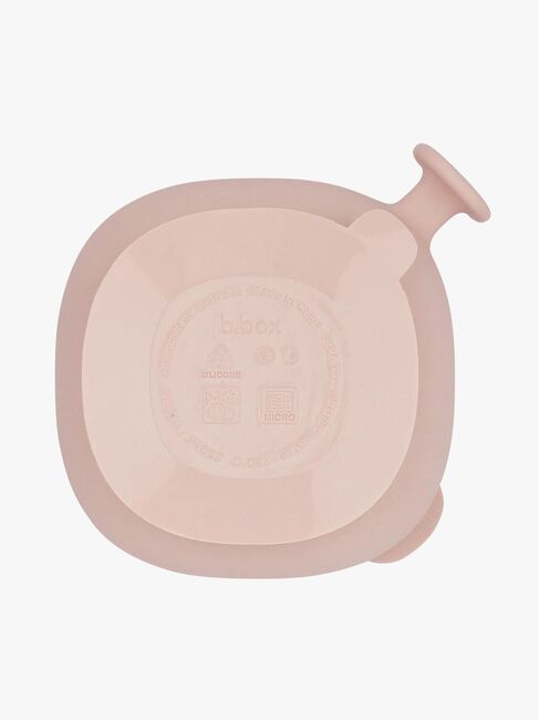 b.box Skål med Lokk Silikon, Blush