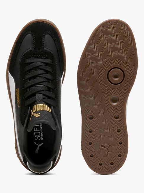 Puma Club II Era Jr Sneakers, Black/White