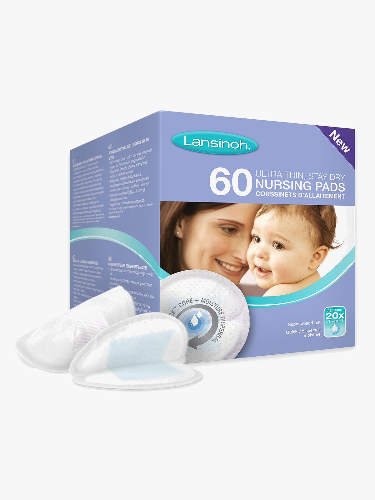 Lansinoh Ammeinnlegg 60 stk