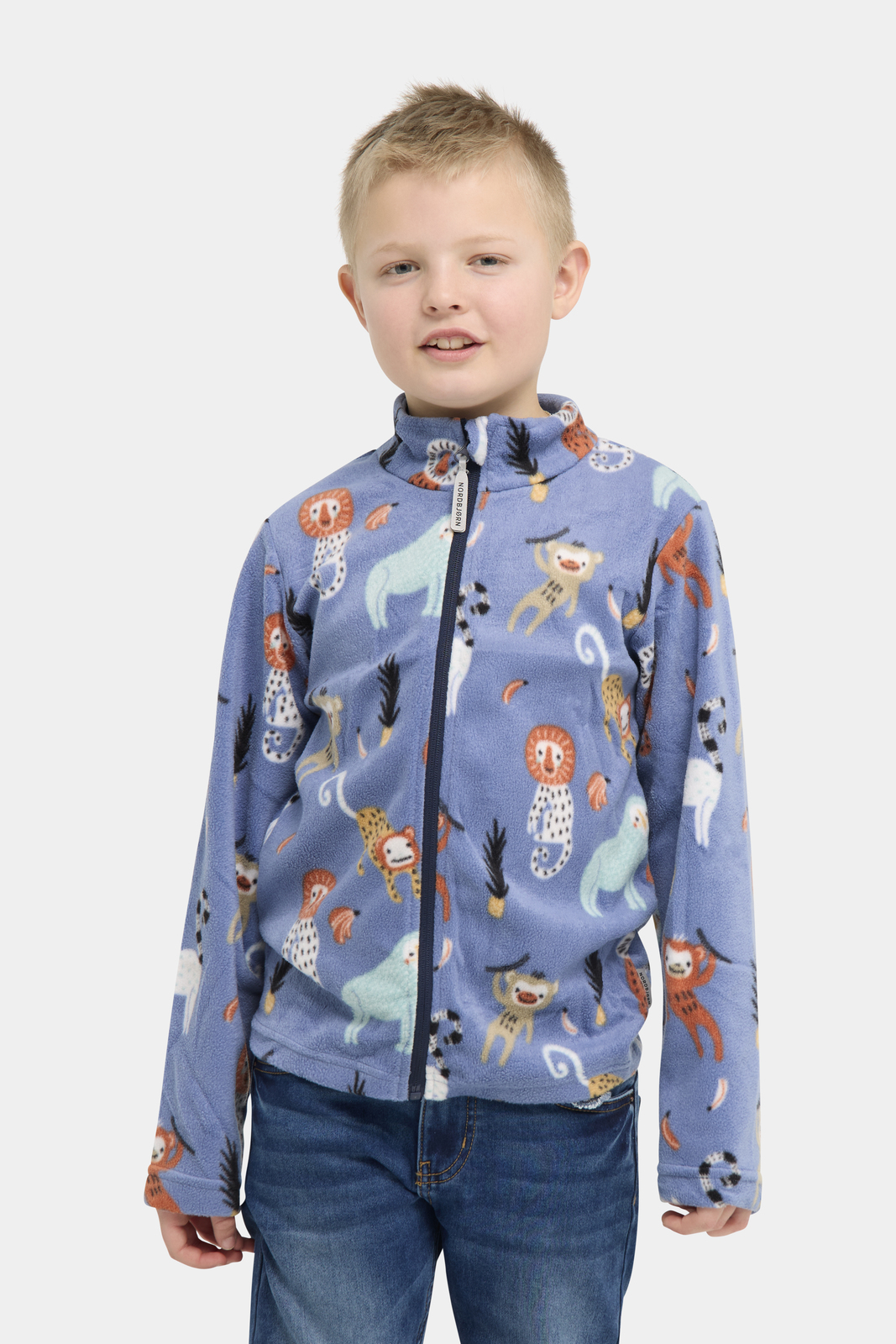 Nordbjørn Malö Fleecejakke, Monkey Buisness Country Blue