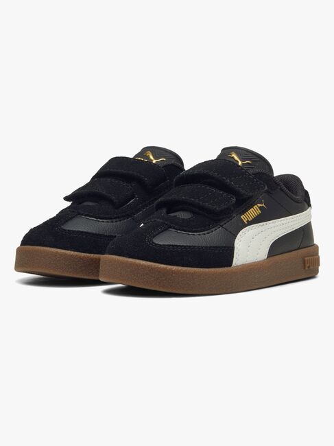 Puma Club II Era V Infant Sneakers, Black/White