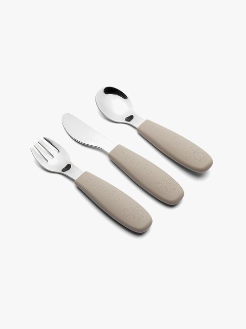 nuuroo Jana Bestikksett 3-pakning, Cobblestone