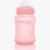 Everyday Baby Tåteflaske Glass 150 ml, Lyserosa