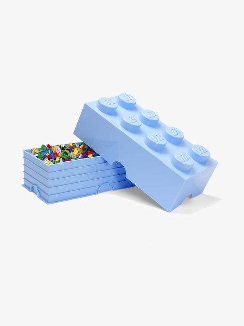 LEGO Oppbevaringsboks 8 Lyseblå