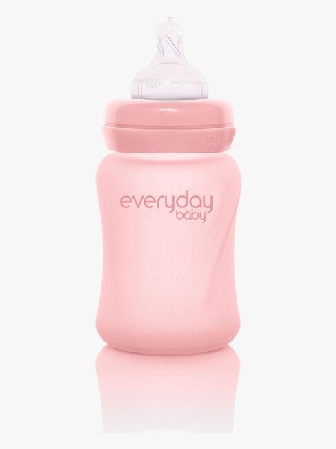 Everyday Baby Tåteflaske Glass 150 ml, Lyserosa