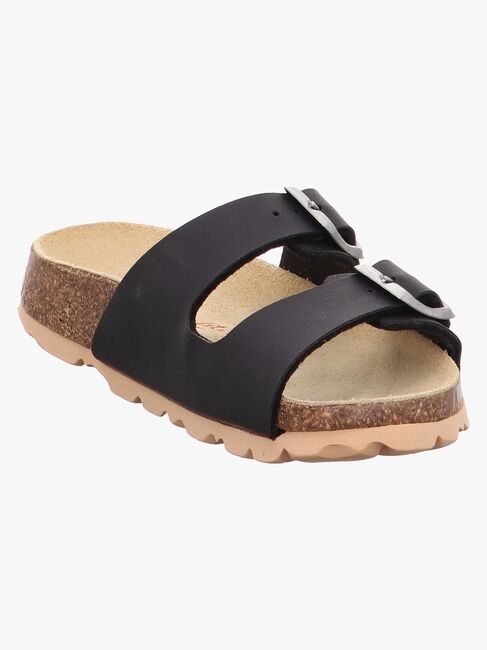 Superfit Fussbett Slippers, Svart