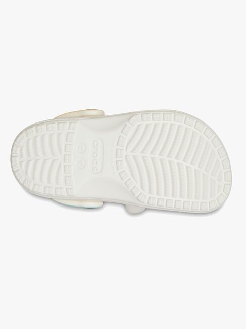 Crocs Classic IAM Rainbow Unicorn Kids Sandaler, Chalk